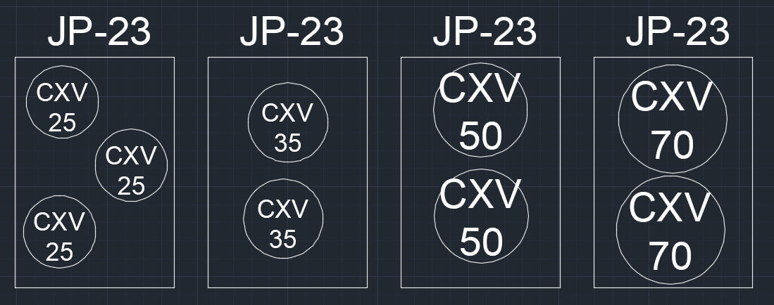 ដ្យាក្រាមផ្លូវខ្សែសម្រាប់ Splitcore CT / CT គៀបតូច / CT គៀបហើបតូច ILEC JP-23 100/1A 1.5VA