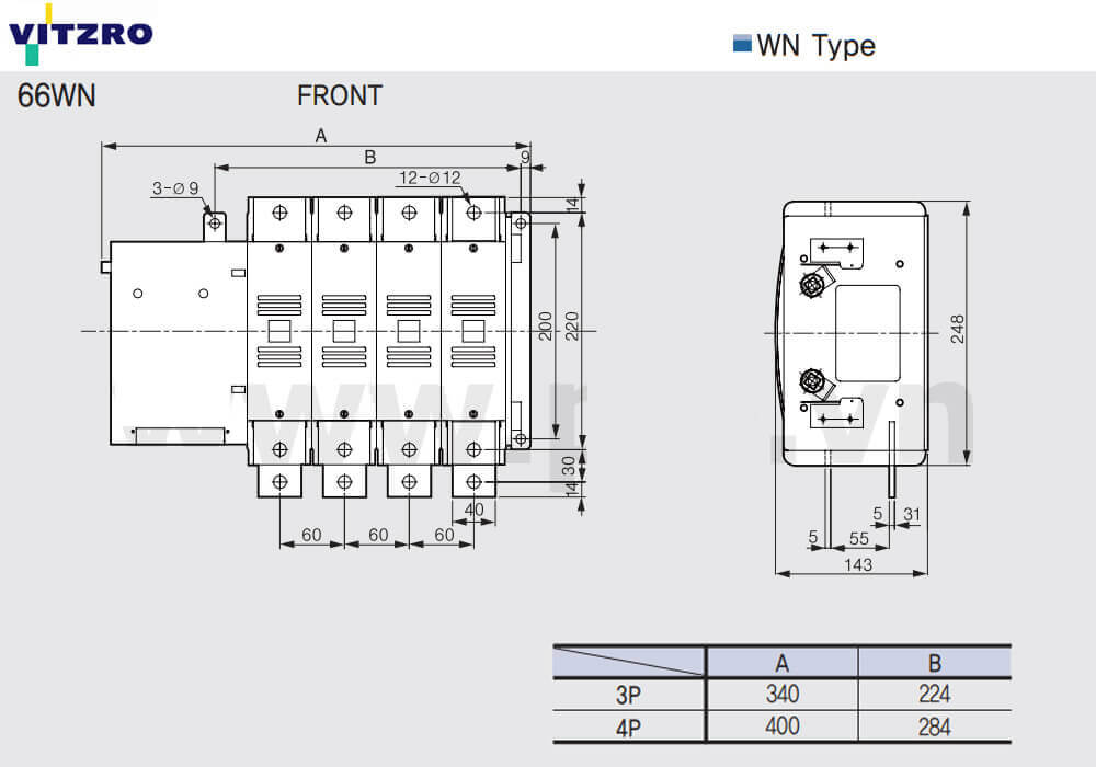 រចនាសម្ព័ន្ធ Vitzro ATS 66WN