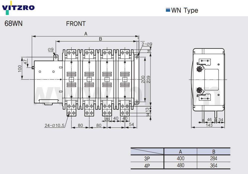 រចនាសម្ព័ន្ធ Vitzro ATS 68WN
