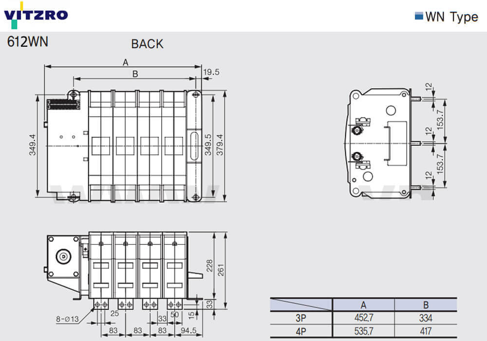 រចនាសម្ព័ន្ធ Vitzro ATS 612WN