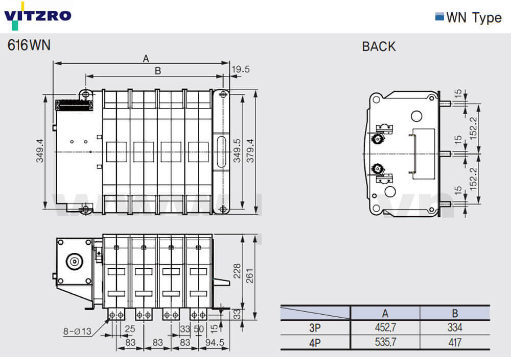រចនាសម្ព័ន្ធ Vitzro ATS 616WN