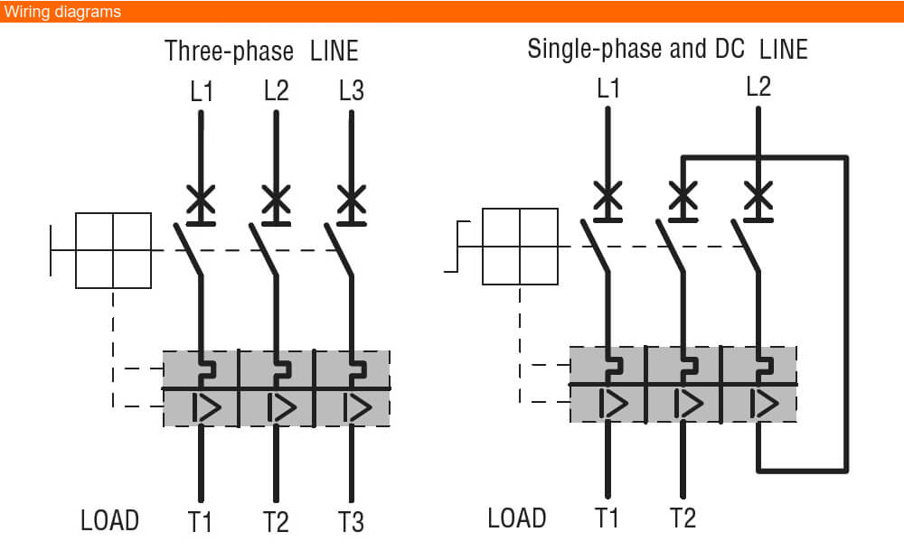 ដ្យាក្រាមតភ្ជាប់ Diagram  Lovato SM3R9000 ( MPCB )