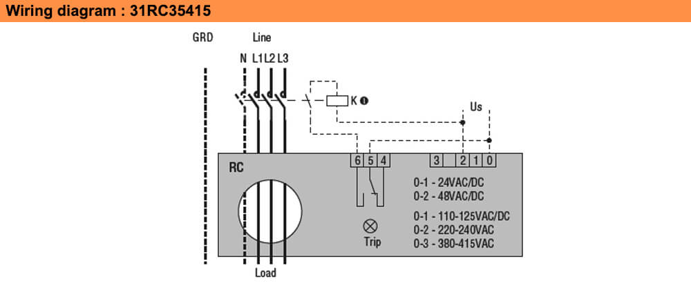 ដ្យាក្រាមតភ្ជាប់ : Lovato relay 31RC35415