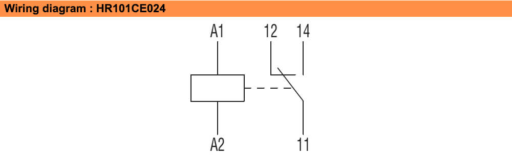 ដ្យាក្រាមតភ្ជាប់ : Lovato relay HR101CE024