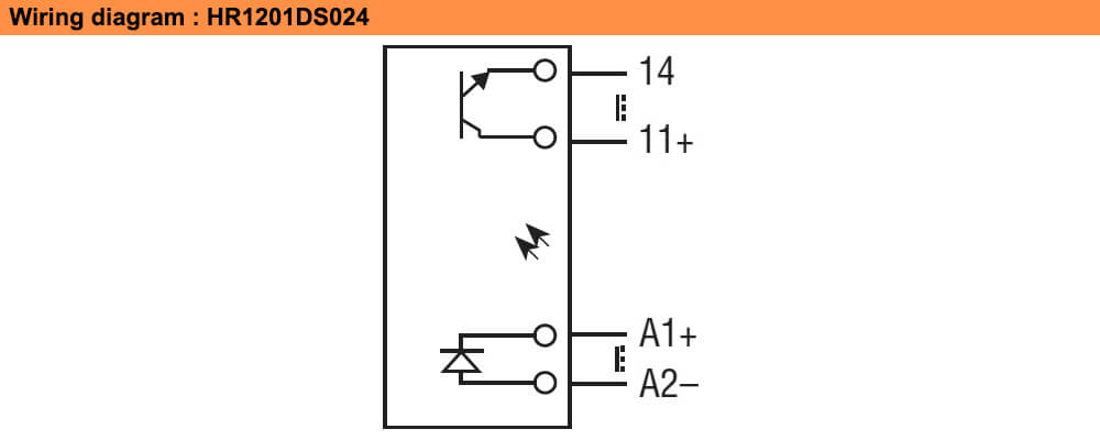 ដ្យាក្រាមតភ្ជាប់ : Lovato relay HR201DS024