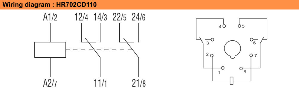ដ្យាក្រាមតភ្ជាប់ : Lovato relay HR702CD110