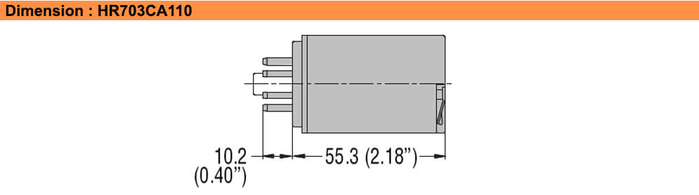 ទំហំ : Lovato relay HR703CA110