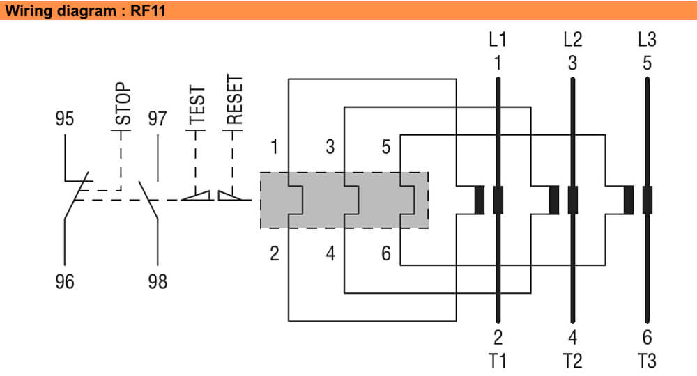 ដ្យាក្រាមតភ្ជាប់ : Lovato RF110110