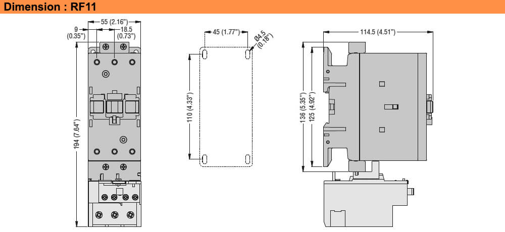 ទំហំ : Lovato RF110110