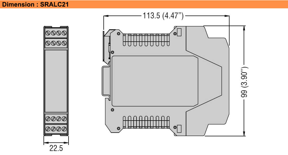 ទំហំ : Lovato relay SRALC21