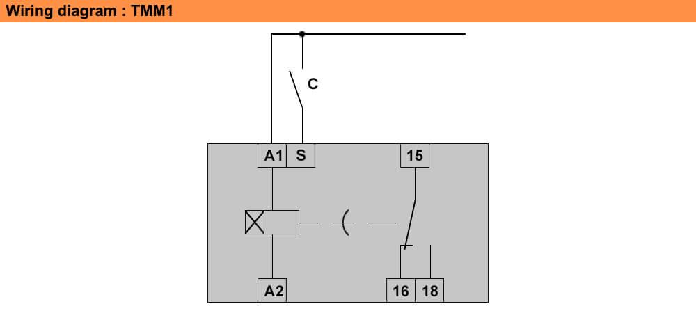 ដ្យាក្រាមតភ្ជាប់ : Lovato relay TMM1