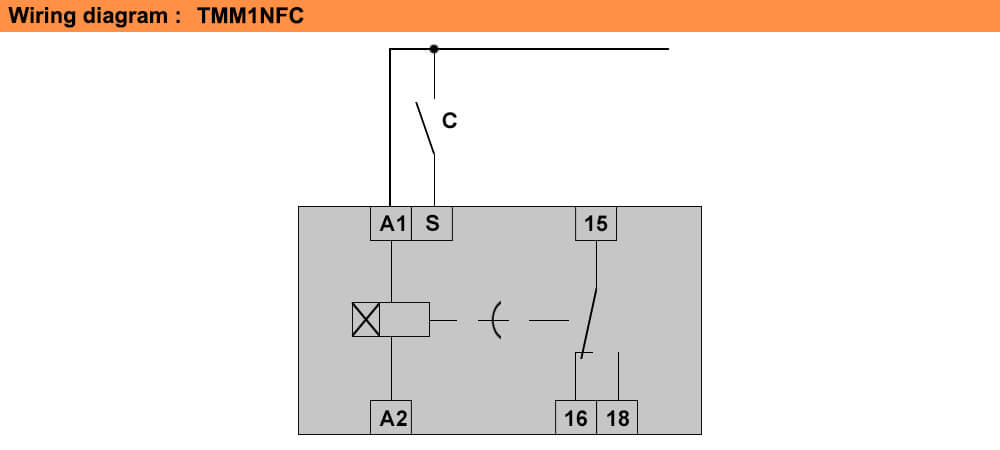 ដ្យាក្រាមតភ្ជាប់ : Lovato relay TMM1NFC