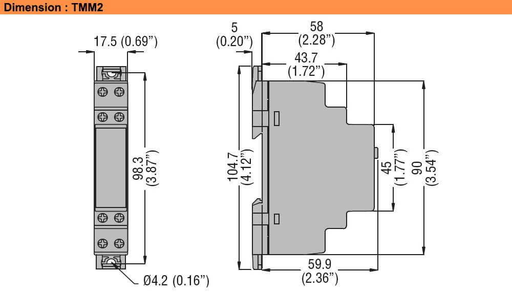 ទំហំ : Lovato relay TMM2