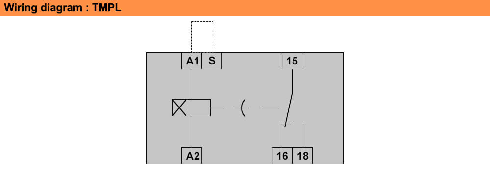 ដ្យាក្រាមតភ្ជាប់ : Lovato relay TMPL