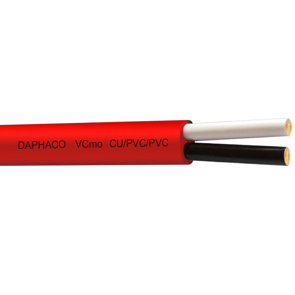 Daphaco DEP 6.0 : Flexible Cable Oval VCmo ២ រសសៃ បណ្តួល ស្ពាន់ 300/500V