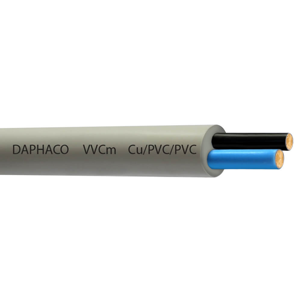 Daphaco Fa 2X6.0 : Flexible Cable VVCm ២ ស្នូល បណ្តួល ស្ពាន់ 300V