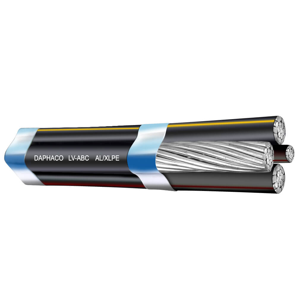 Daphaco LV - ABC 3X95 + 1X70 : Aluminum Cable ៤ ស្នូល ( ៣ ធំ, ១ តូច ) បណ្តួល អាលុយមីញ៉ូម 0,6/1 kV