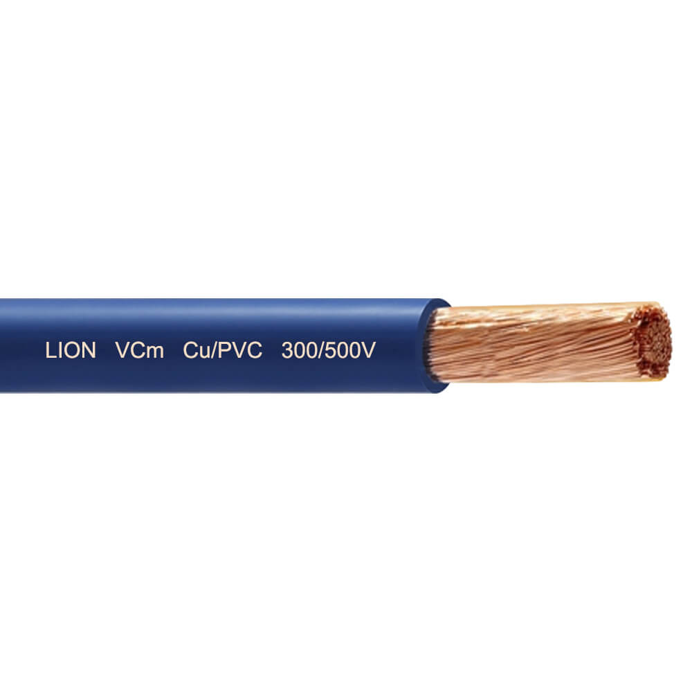 Lion VCm-0.50 (1x16/0.2) - 300/500V : Flexible Cable VCm ១ ស្នូល បណ្តួល ស្ពាន់ 300/500V