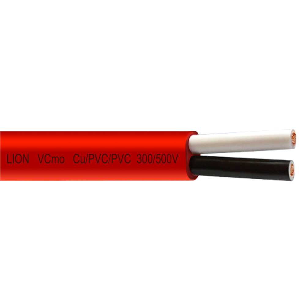 Lion VCmo-2x2.5-(2x50/0.25) - 300/500V : Flexible Cable Oval VCmo ២ ស្នូល បណ្តួល ស្ពាន់ 300/500V