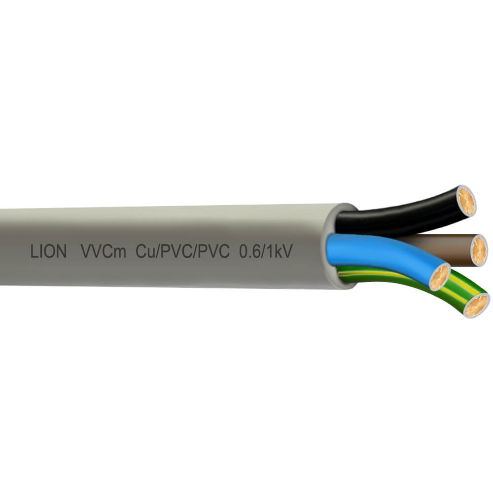 Lion VVCm-4x25 - 0.6/1 kV : Flexible Cable VVCm ៤ ស្នូល បណ្តួល ស្ពាន់ 0,6/1 kV