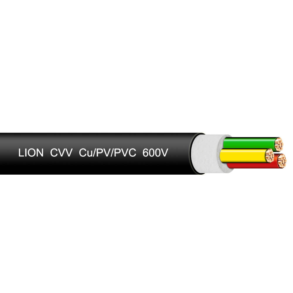 Lion CVV-3x22 - 600V : Copper Cable CVV ៣ ស្នូល បណ្តួល ស្ពាន់ 600V
