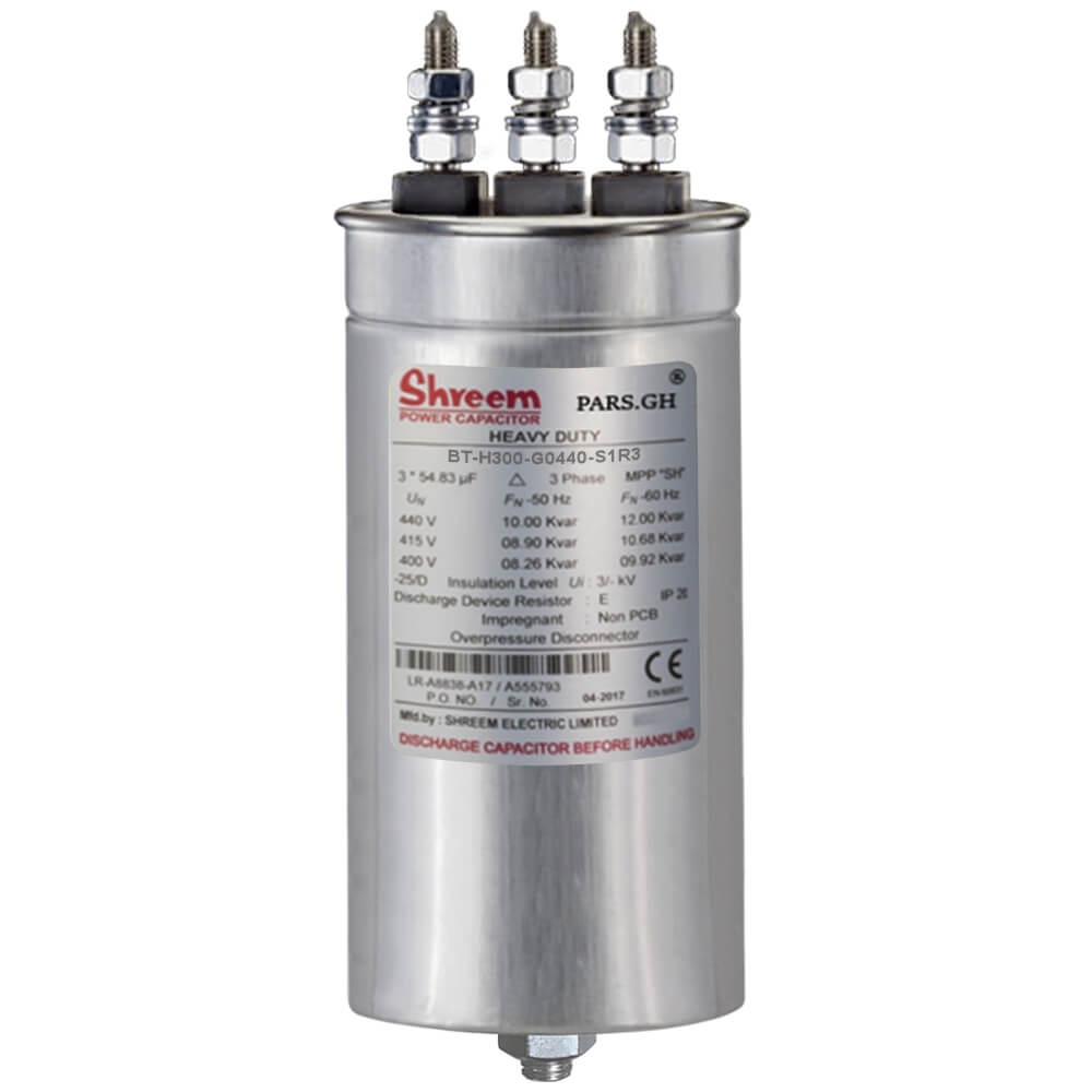 Capacitor Shreem BT-H300-G0440-S1R3 : កុងដុង Shreem 3P 440V 30kVar