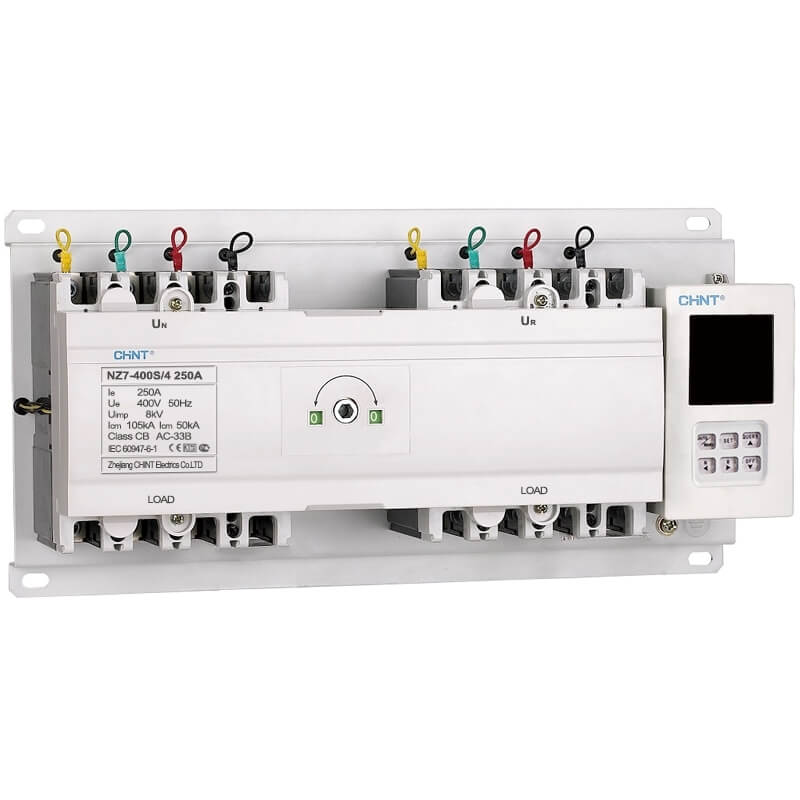 ATS Chint 4P 250A NZ7-400S/4 250A កុងតាក់ថាមពលដោយស្វ័យប្រវត្តិ