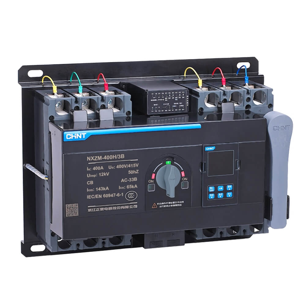 ATS Chint 3P 350A NXZM-400H/3B 350A កុងតាក់ថាមពលដោយស្វ័យប្រវត្តិ