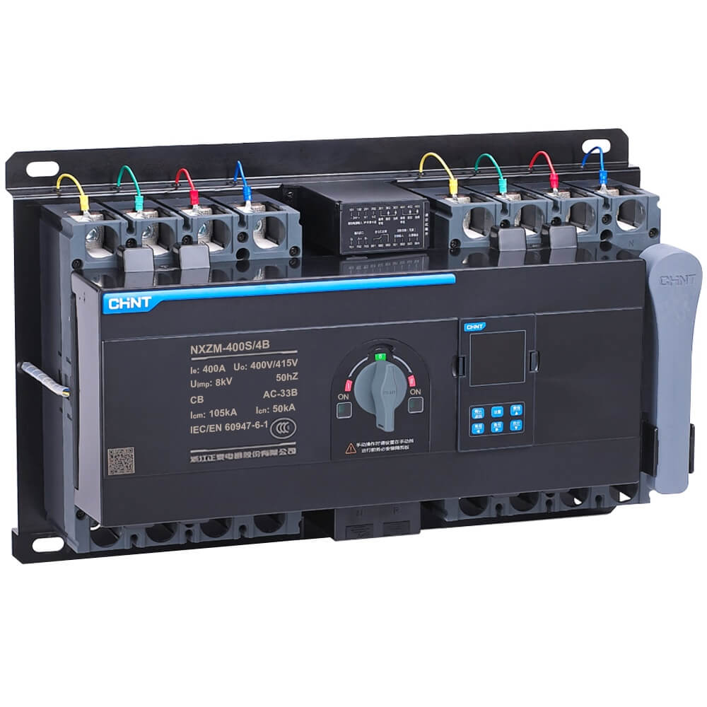 ATS Chint 4P 400A NXZM-400S/4B 400A កុងតាក់ថាមពលដោយស្វ័យប្រវត្តិ