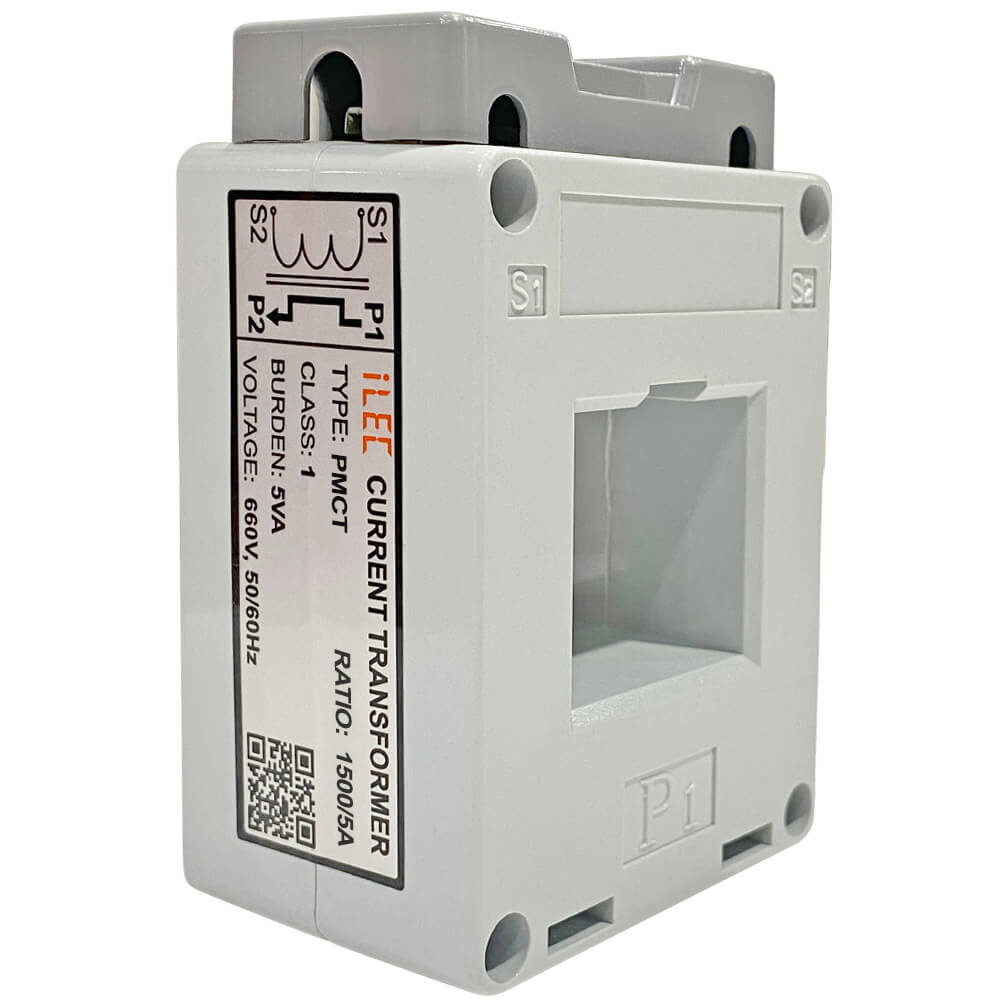 ILEC PMCT-S85 1500A/5A: CT តប្រអប់ផ្លាស្ទិច