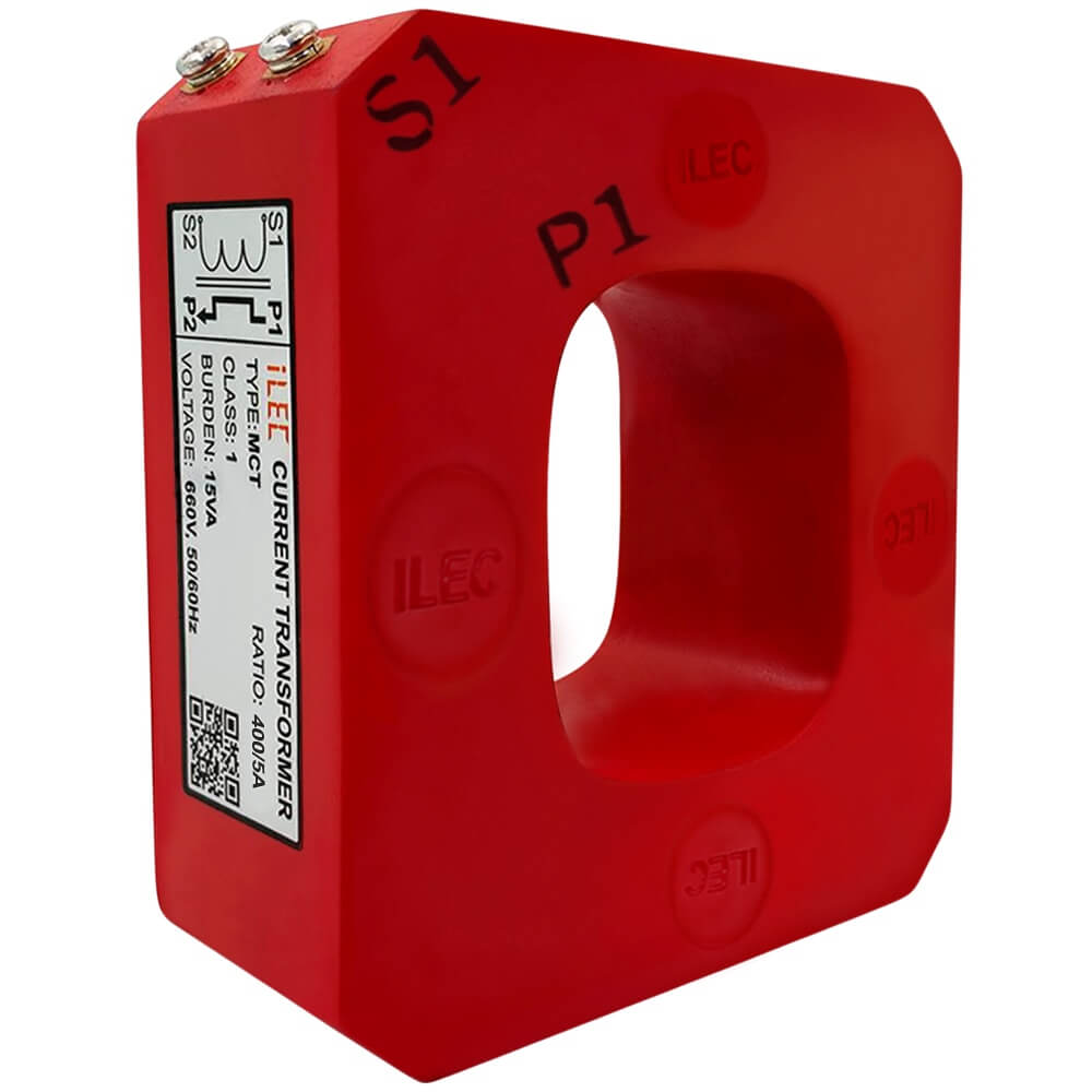 ILEC MCT-S56 400A/5A: CT epoxy ចតុកោណ