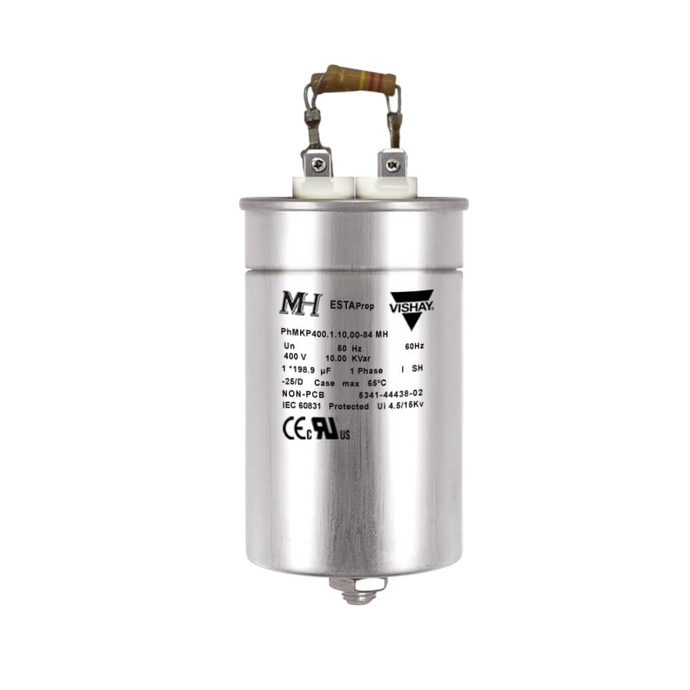 Capacitor កុងដុង VISHAY PhMKP400.1.10,00-84-MH: កុងដុង 10Kvar 1P 400V