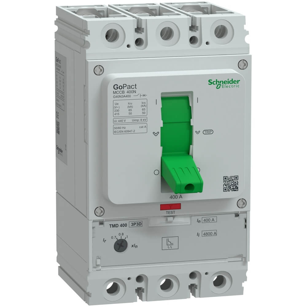 MCCB GoPact Schneider G40N3A400 : MCCB 3P 400A