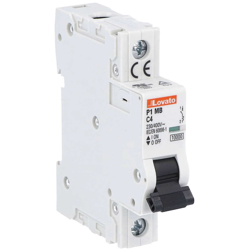 Lovato P1MB1PC04: MCB 1P 4A សៀគ្វីស្វ័យប្រវត្តិ