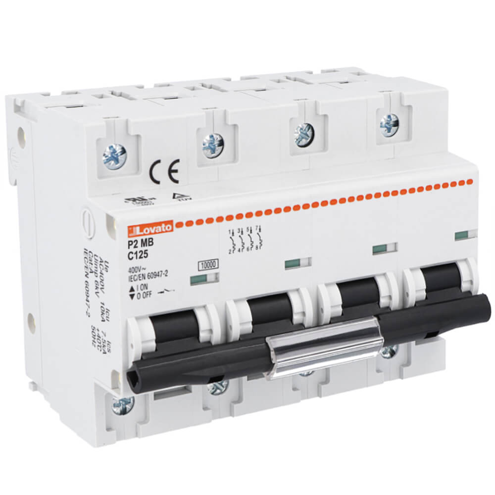 Lovato P2MB4PC125: MCB 4P 125A សៀគ្វីស្វ័យប្រវត្តិ