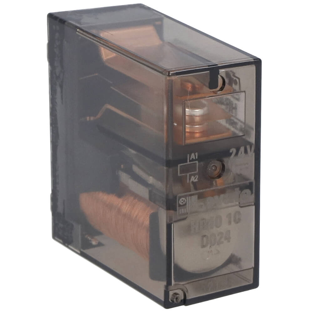 Lovato HR401CD024: Miniature relay - relayកម្រិតមធ្យម 1 C/O 10A 250V