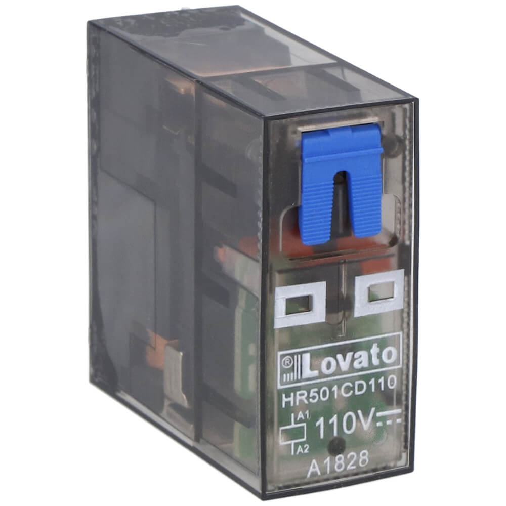 Lovato HR501CD110: Miniature relay - relayកម្រិតមធ្យម 1 C/O 10A 250V