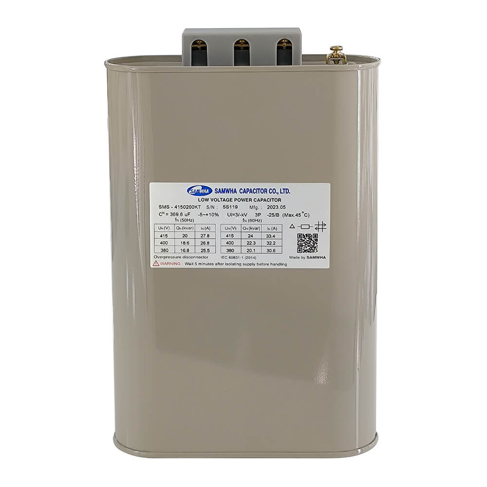 Capacitor កុងដុងជ្រុង Samwha SMB-4150200KT 3P 20kVar 415V